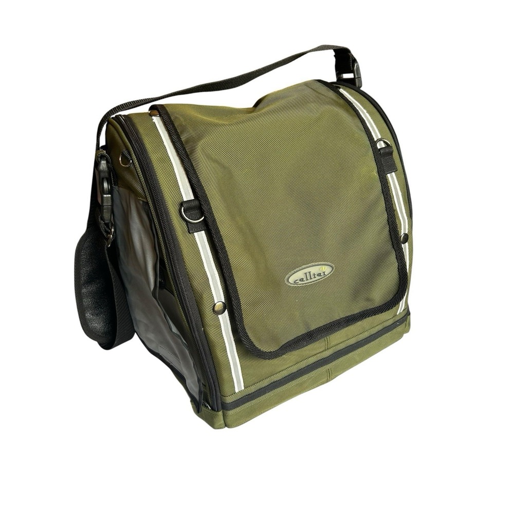 Celltei Pak-o-Bird Small Size Green/Black Backpack Carrier w/ Mesh Panels *READ*